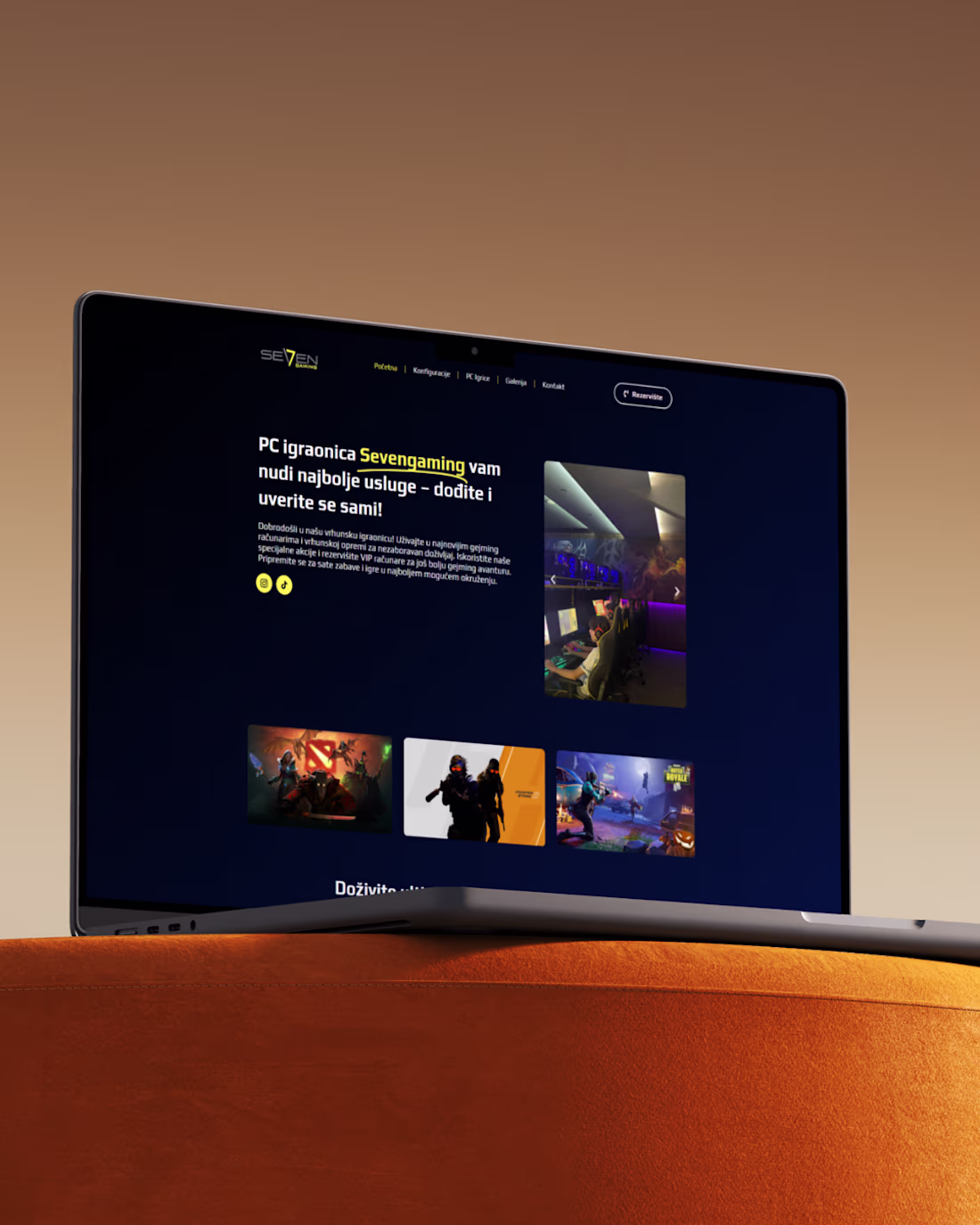 Cover image for Working on a modern WordPress website for a gaming & PC loun...