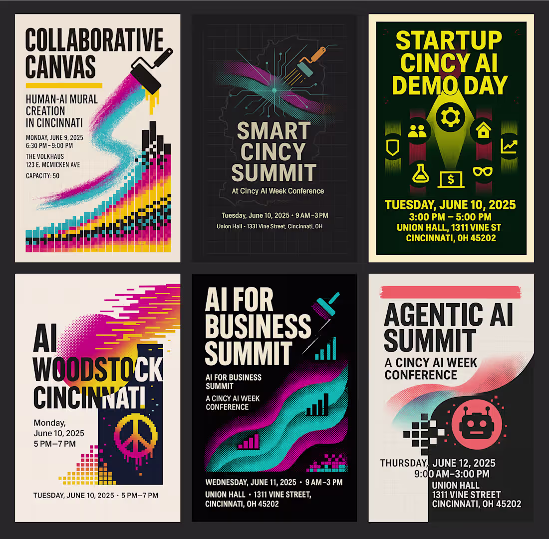 Cover image for Posters for Cincy AI Week