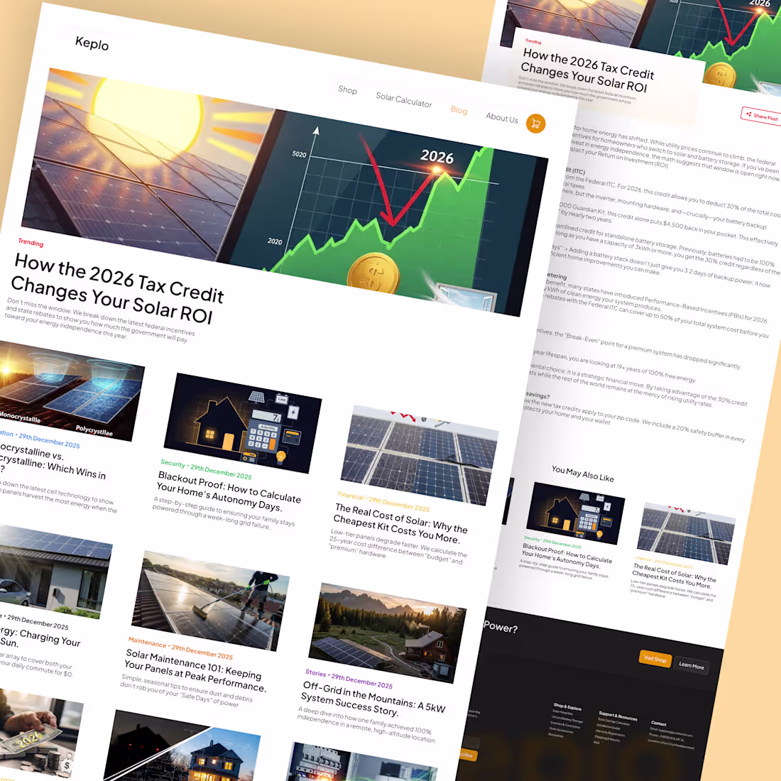 Cover image for Keplo(Solar Energy Company) – Landing