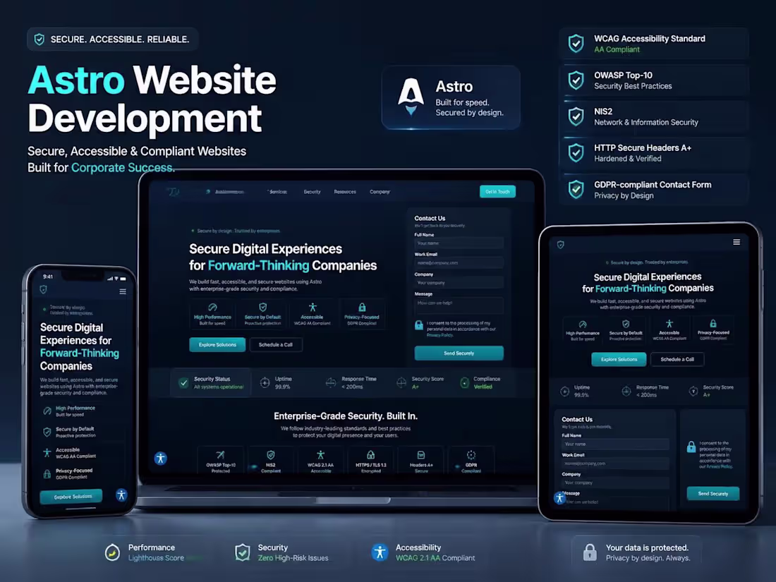 Cover image for Astro Website Development