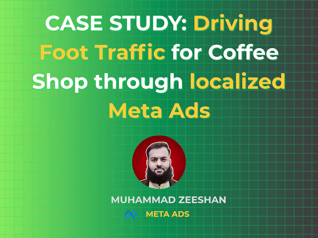 Cover image for CASE STUDY: Driving Foot Traffic through localized Meta Ads