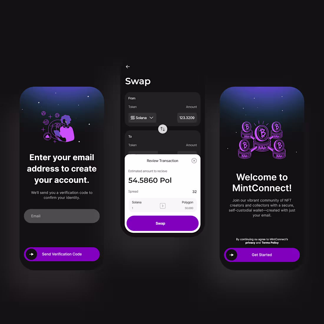 Cover image for MintConnect – UX/UI Redesign for NFT Marketplace