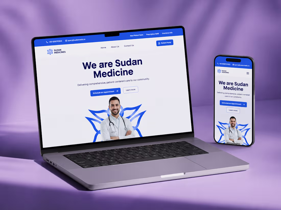 Cover image for User-Centric Website Design for Sudan Medicine