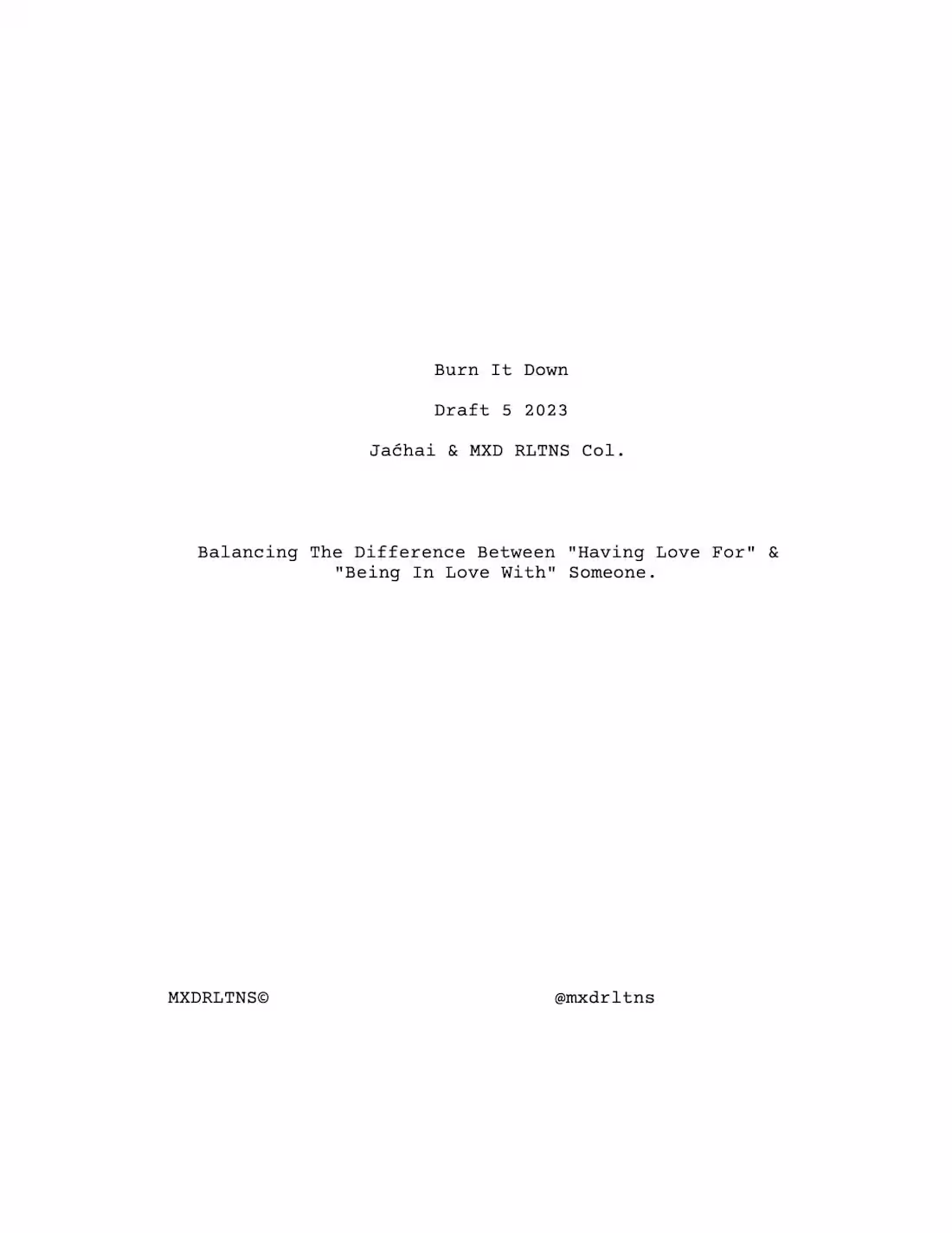 Cover image for Burn It Down (Short Film)