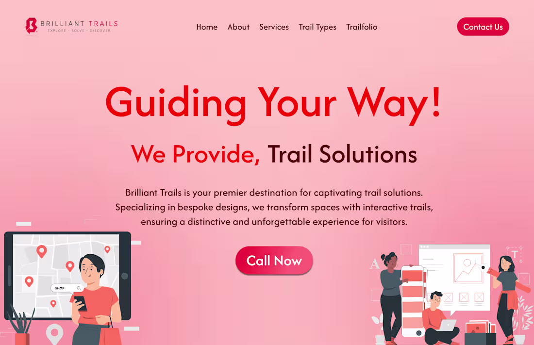 Cover image for Brilliant Trails Landing Page Redesign