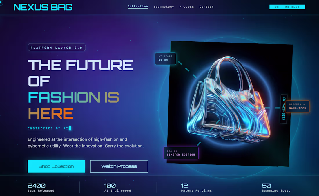 Cover image for Live Site: https://nexusbag.lovable.app/ 
The Idea