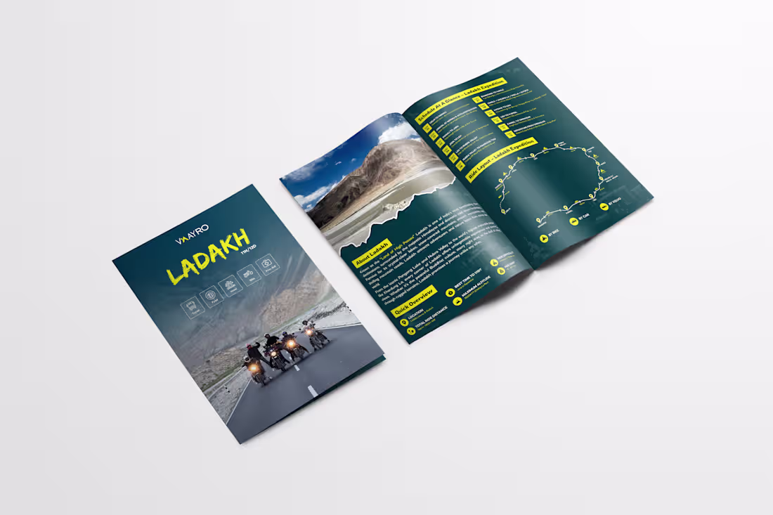 Cover image for Vaayro Adventure – Travel Brochure