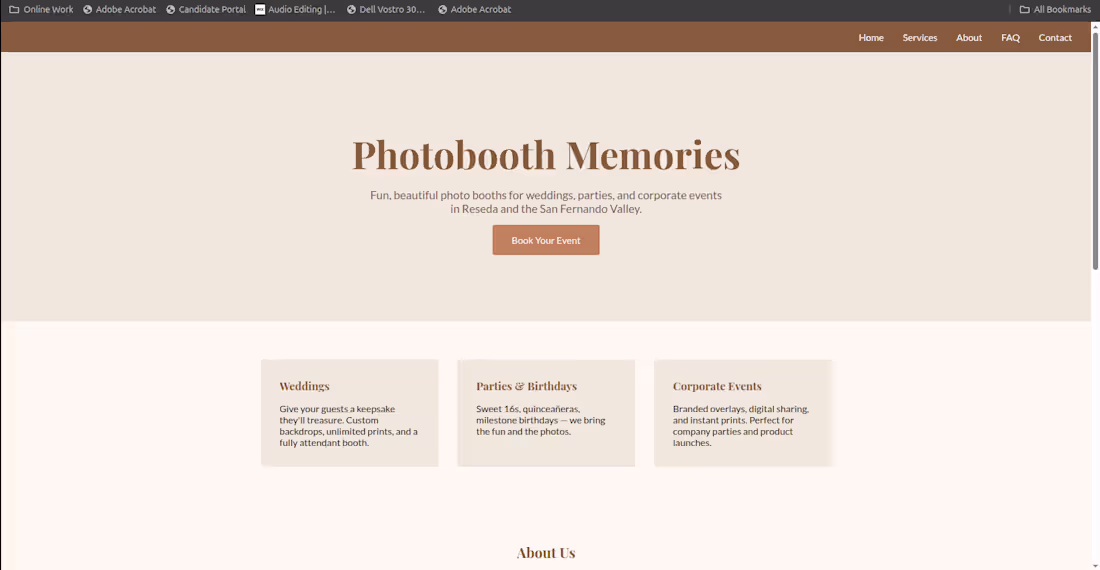 Cover image for A client needed a photobooth
