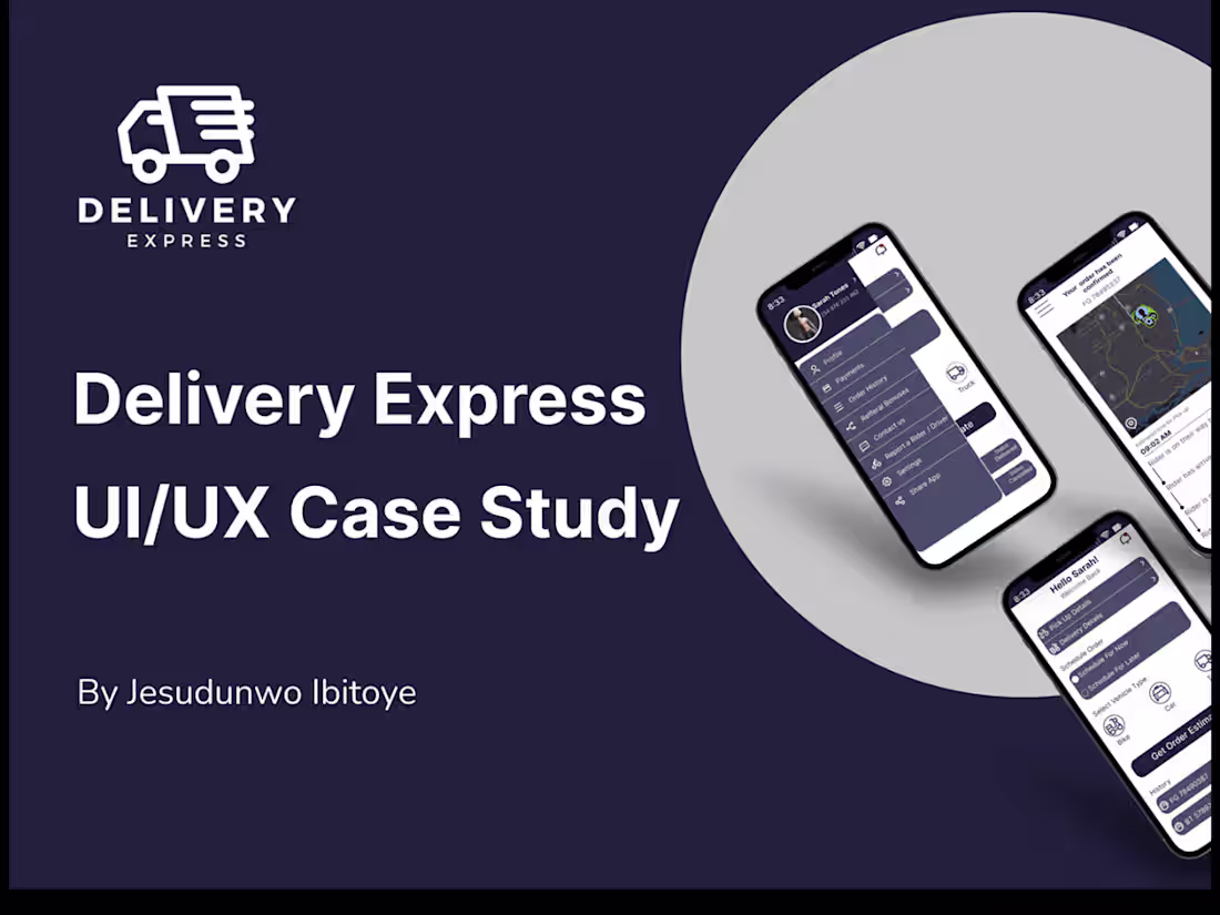 Cover image for Designing an app for Delivery Express