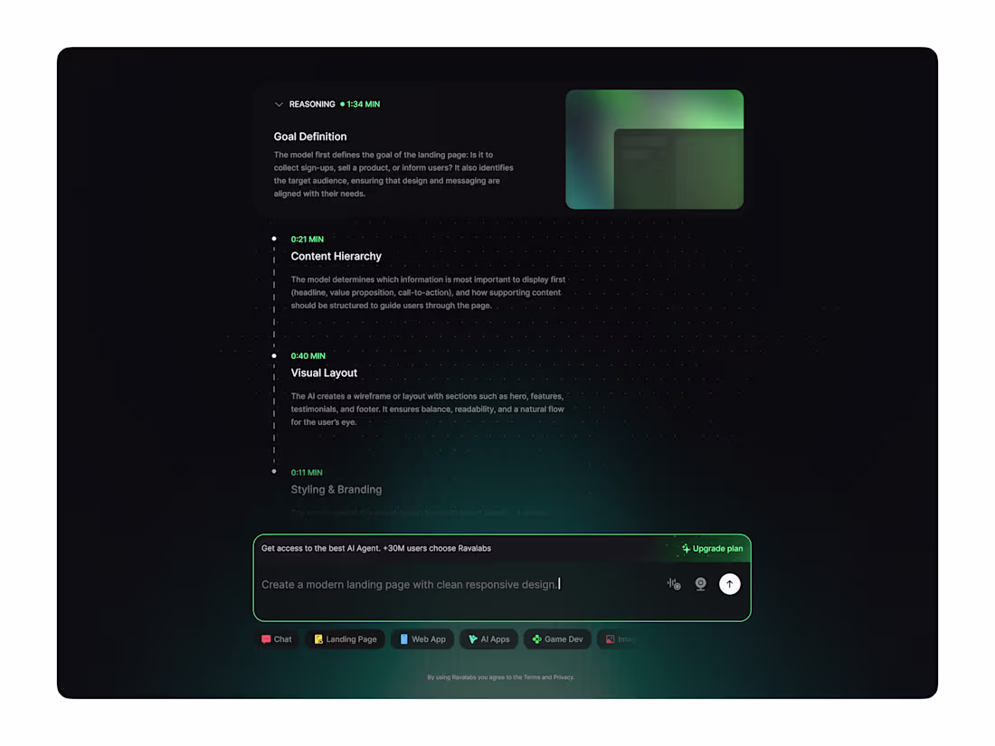 Cover image for AI reasoning user interface