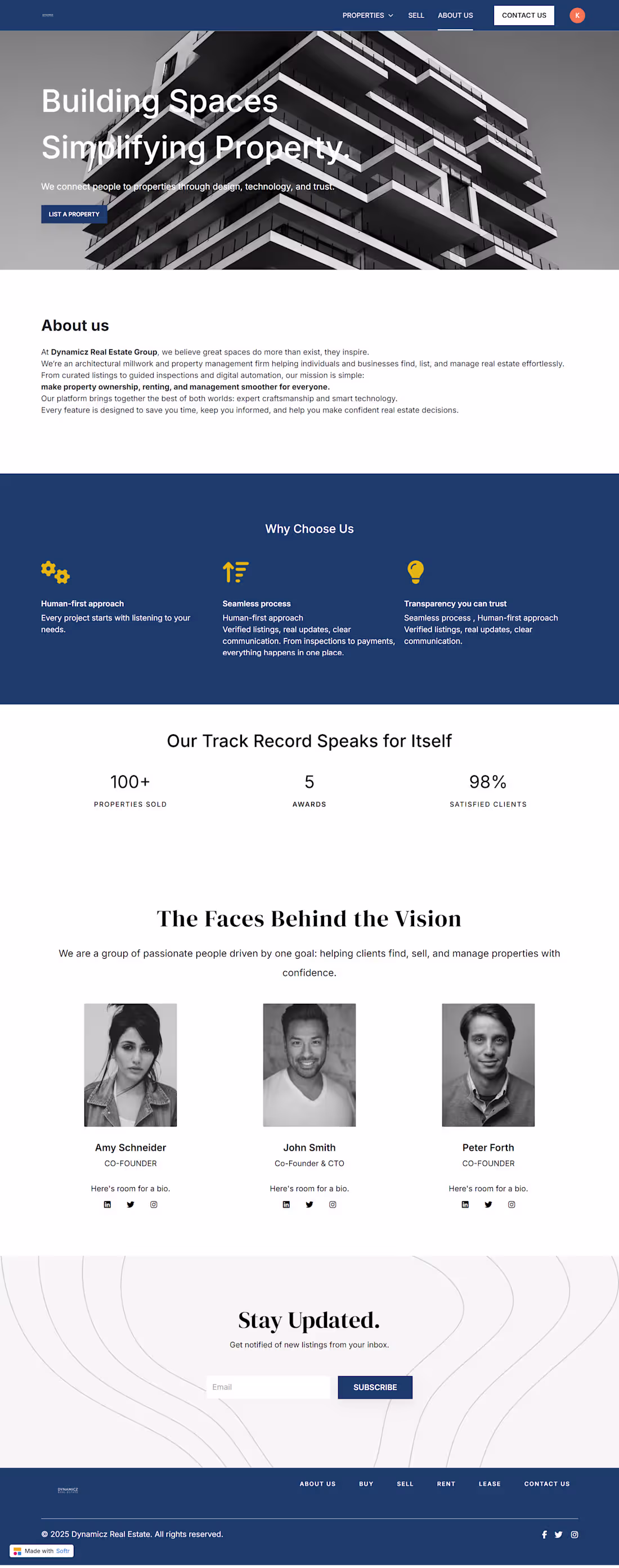 Cover image for Dynamicz Real Estate listing portal
