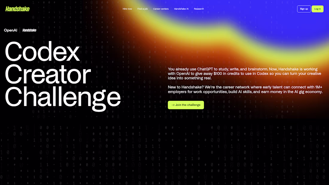 Cover image for OpenAI x Handshake Codex Creator Challenge