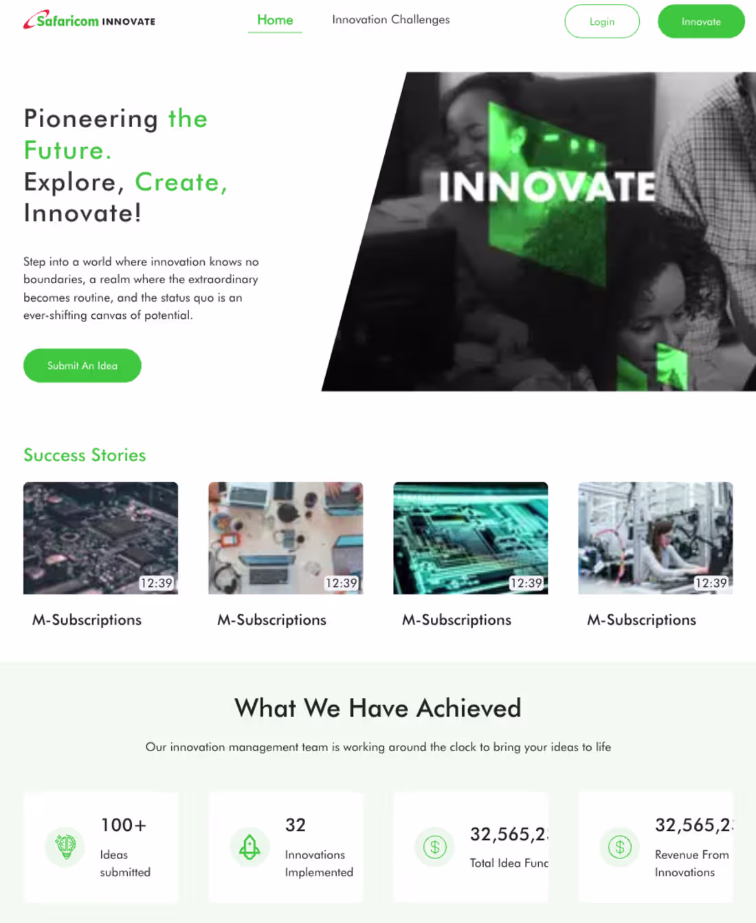 Cover image for Safaricom’s Innovation Portal is an internal hub for company...