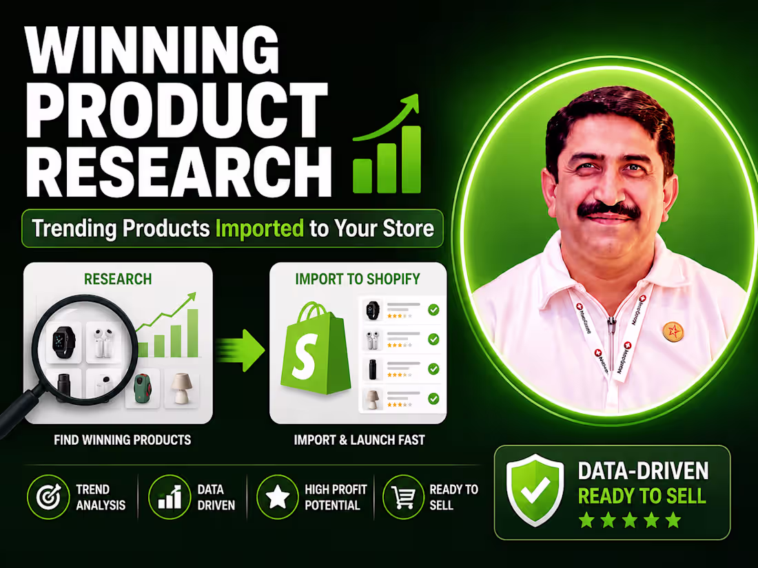 Cover image for Conducted trend-based product research to