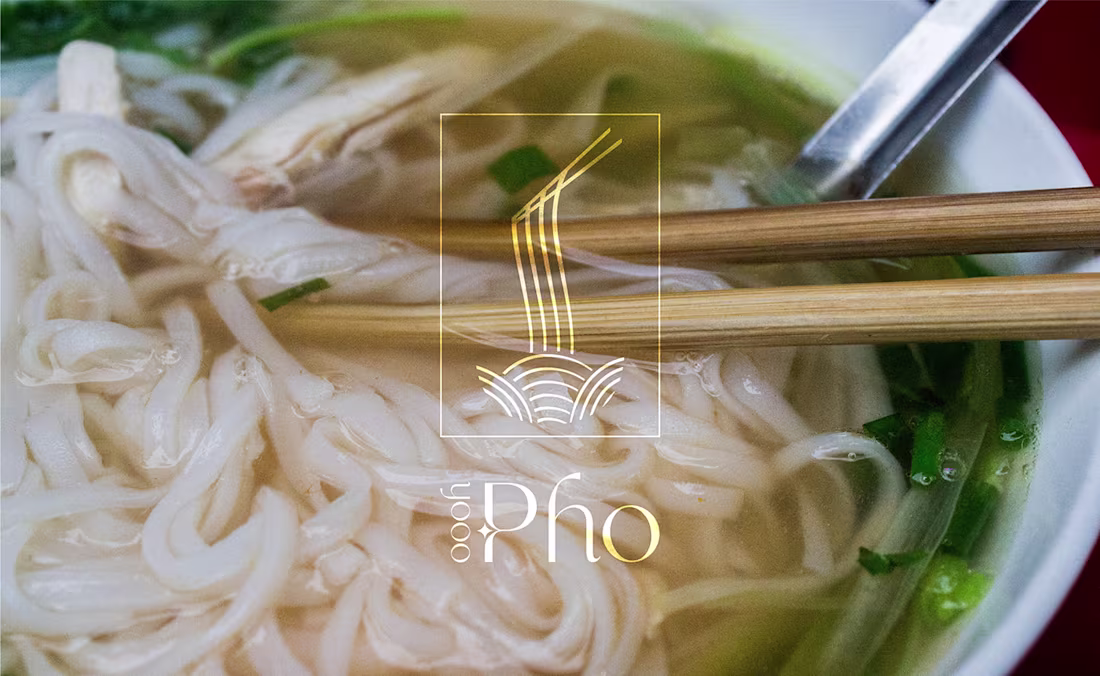 Cover image for Oooh Pho branding (vietnamese restaurant) 
