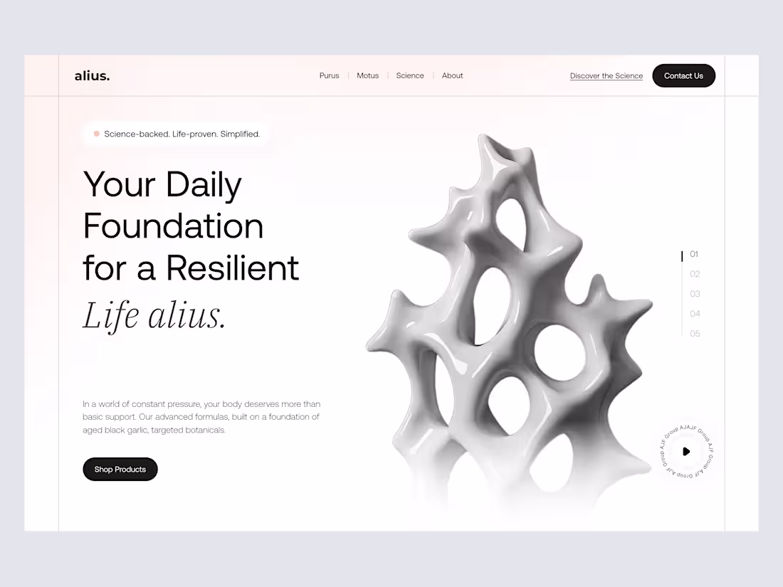 Cover image for Alius – Wellness & Supplement