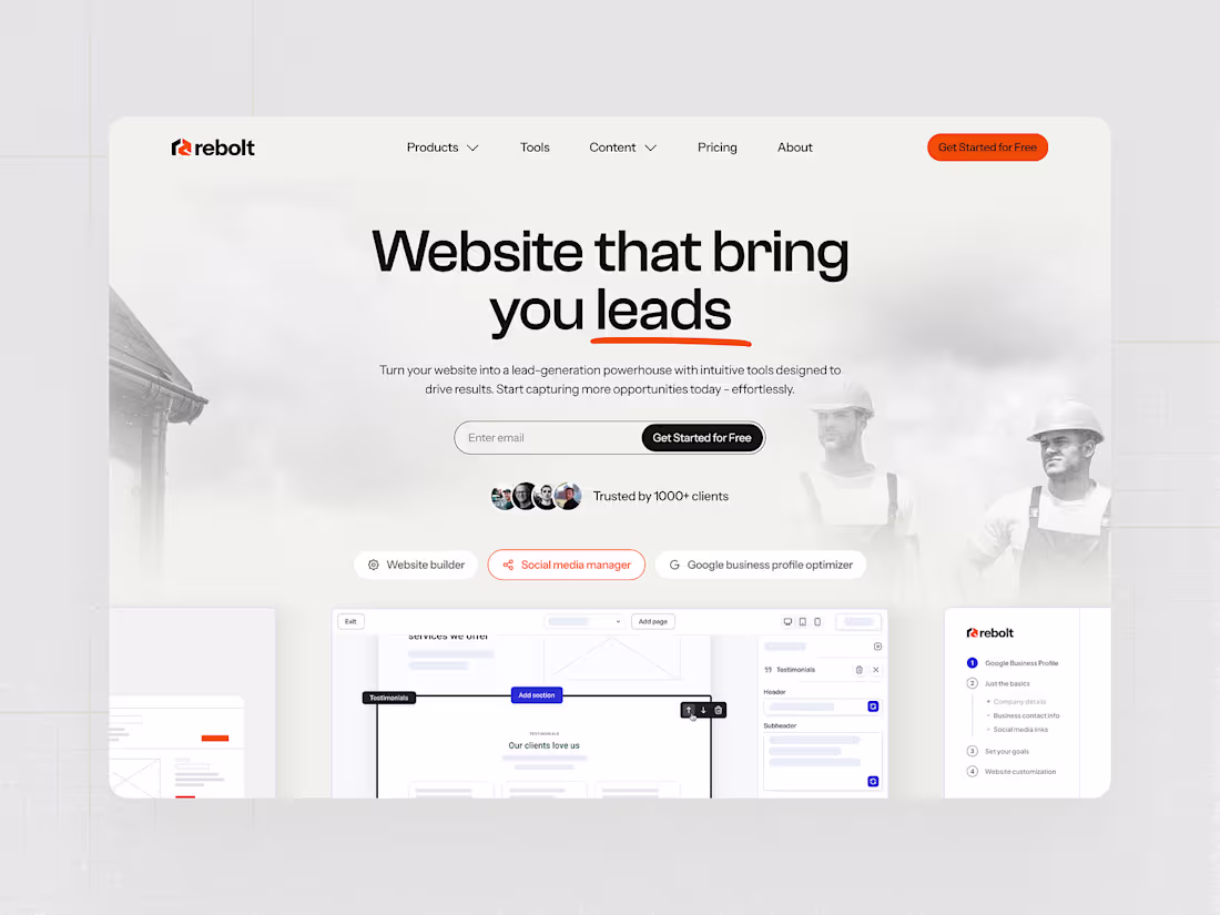 Cover image for Rebolt Marketing Platform Development