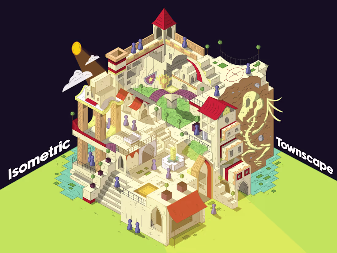 Cover image for Some isometric art I made