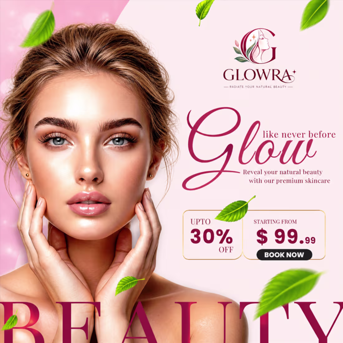 Cover image for GLOWRA Skincare Ad – Beauty