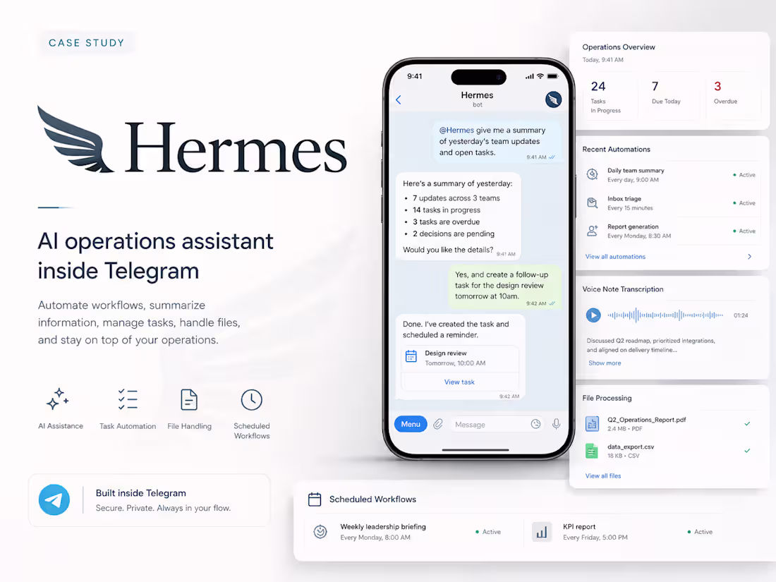 Cover image for Hermes AI Assistant for Travel
