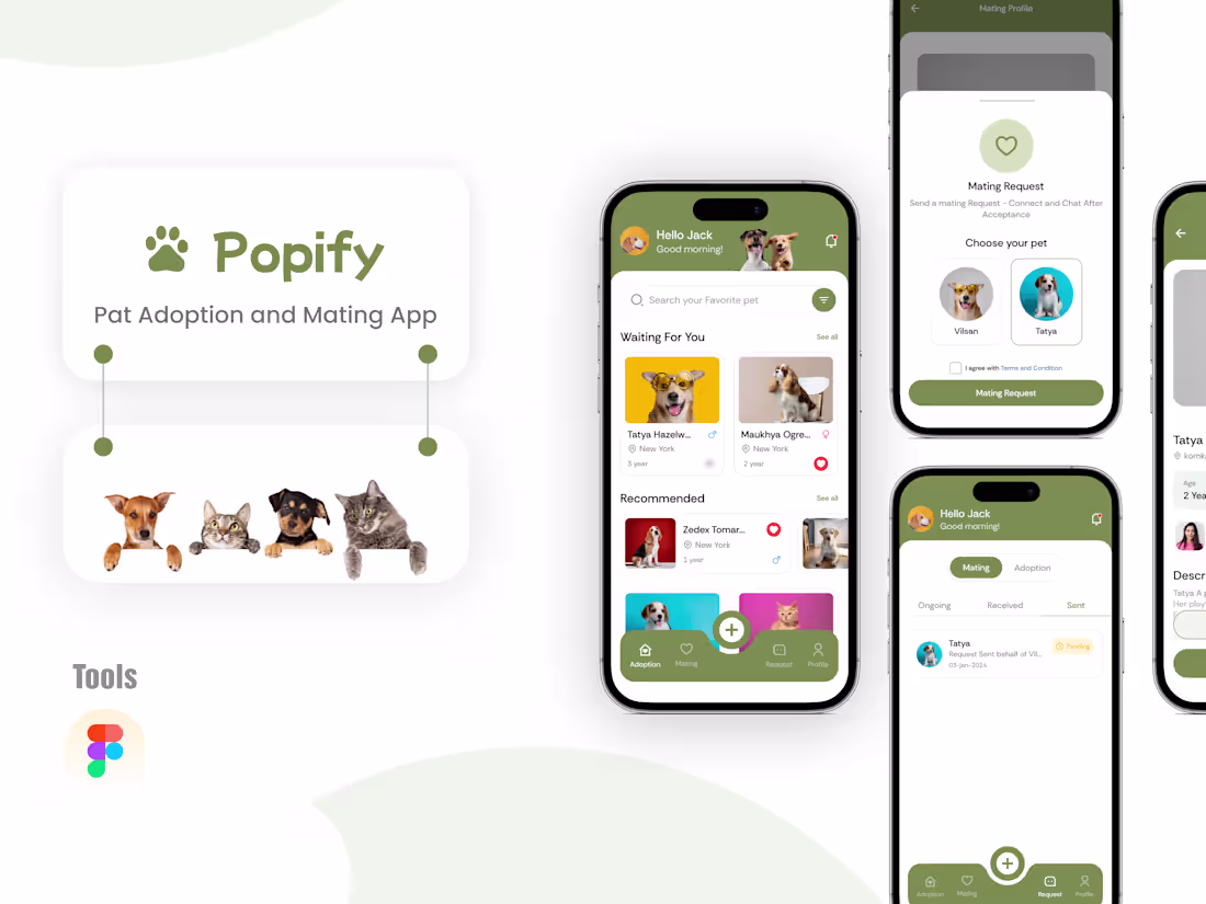 Cover image for Popify (Pet Adoption & Mating Application)