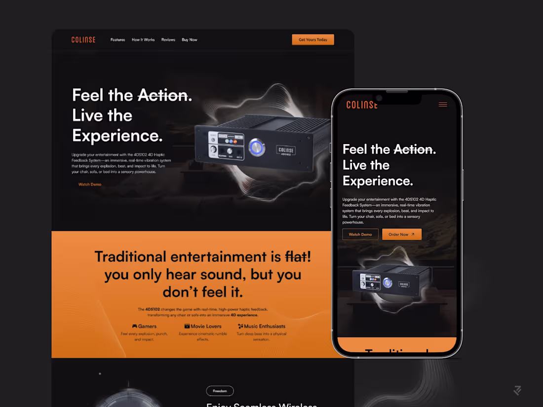 Cover image for Colinse 4Ds: Product Landing Page