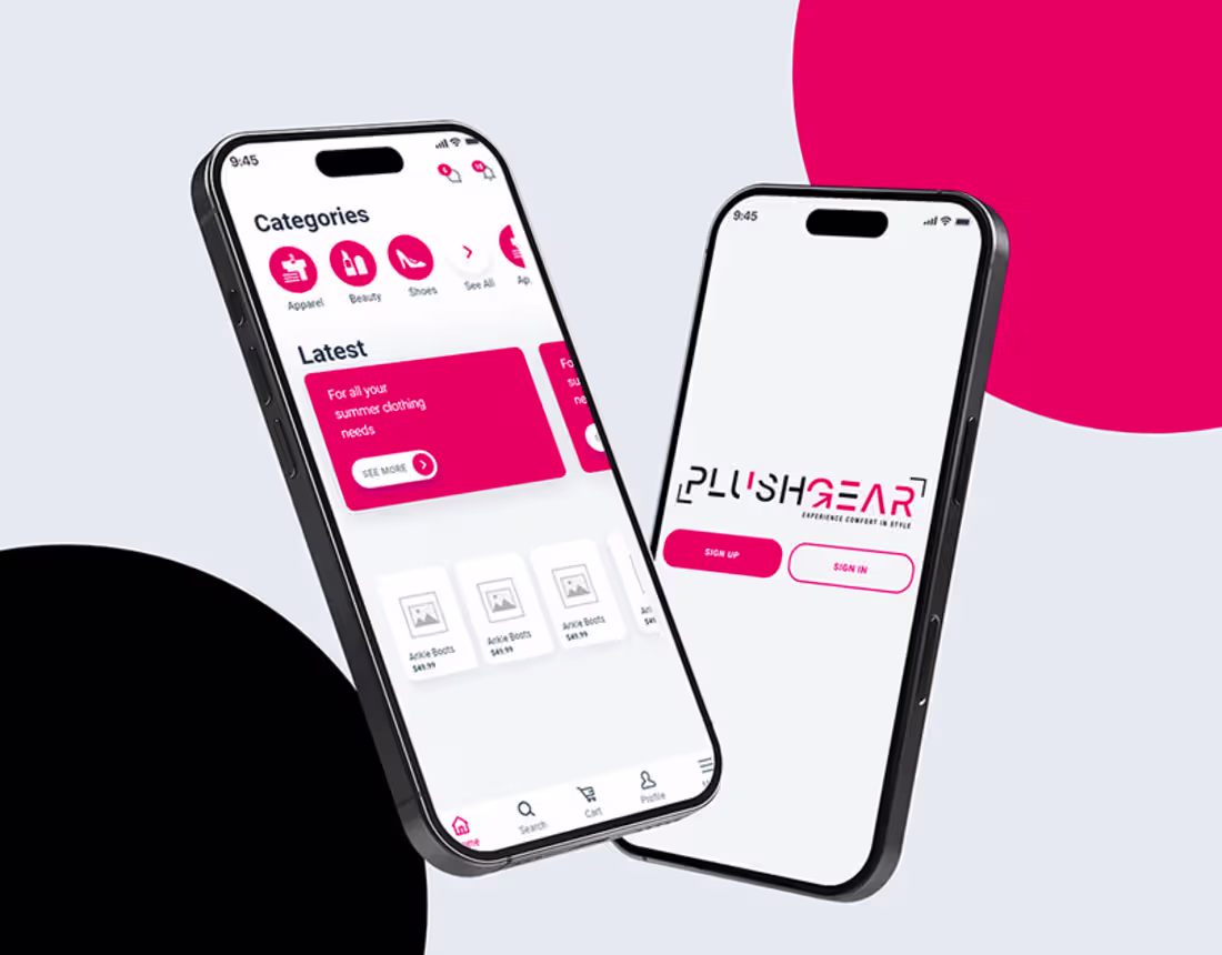 Cover image for Mobile App Design – Created with Adobe XD
