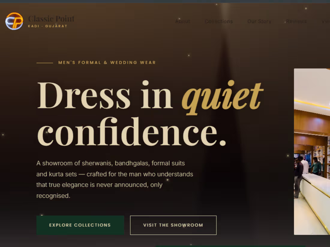 Cover image for Demo website for offline clothing