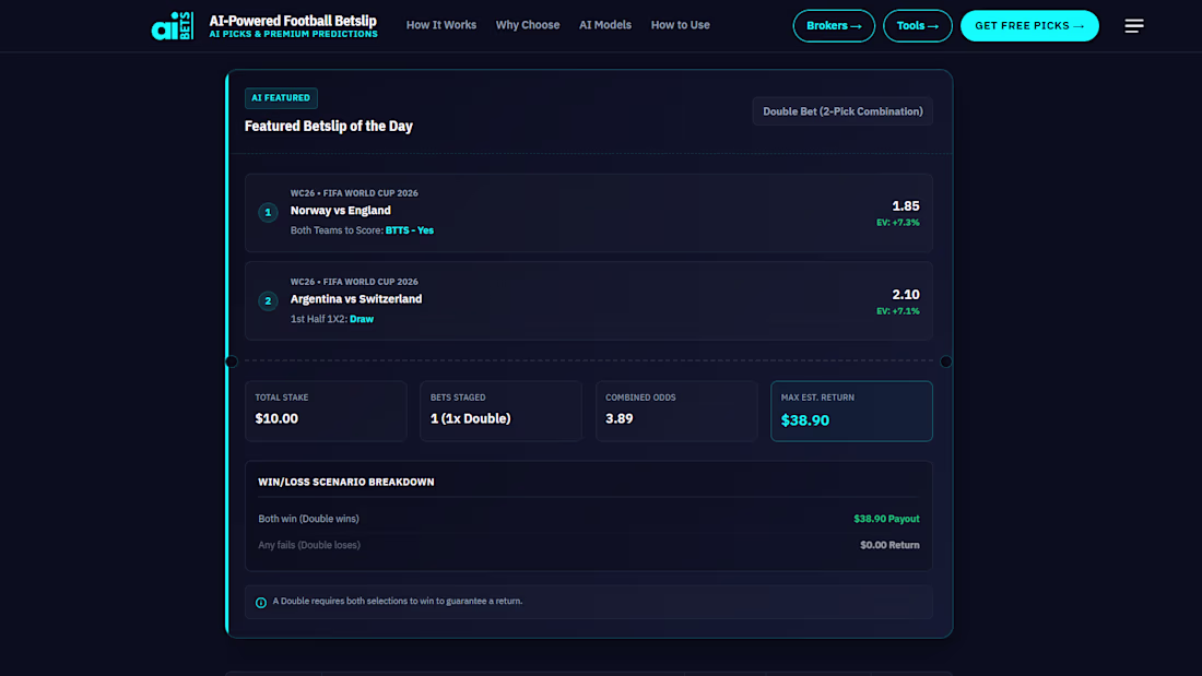 Cover image for AI Football (Soccer) Betslip Generator
🚀