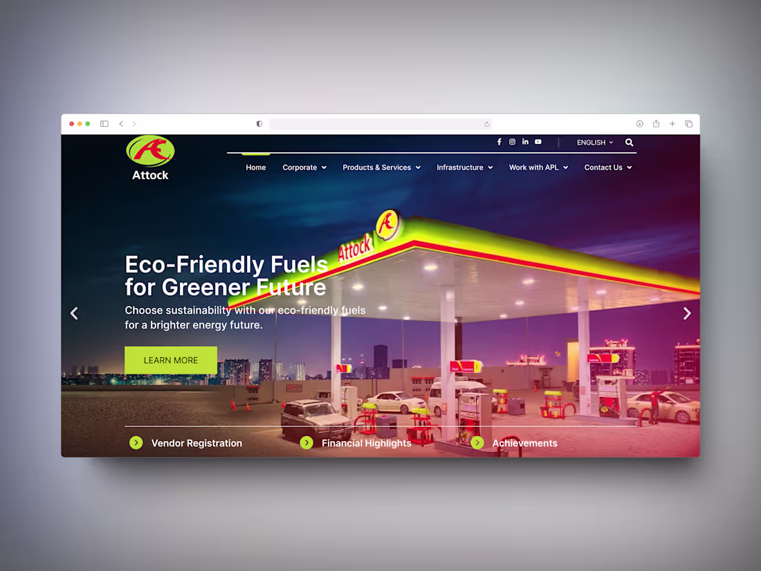 Cover image for Attock Petroleum Ltd - Web Application