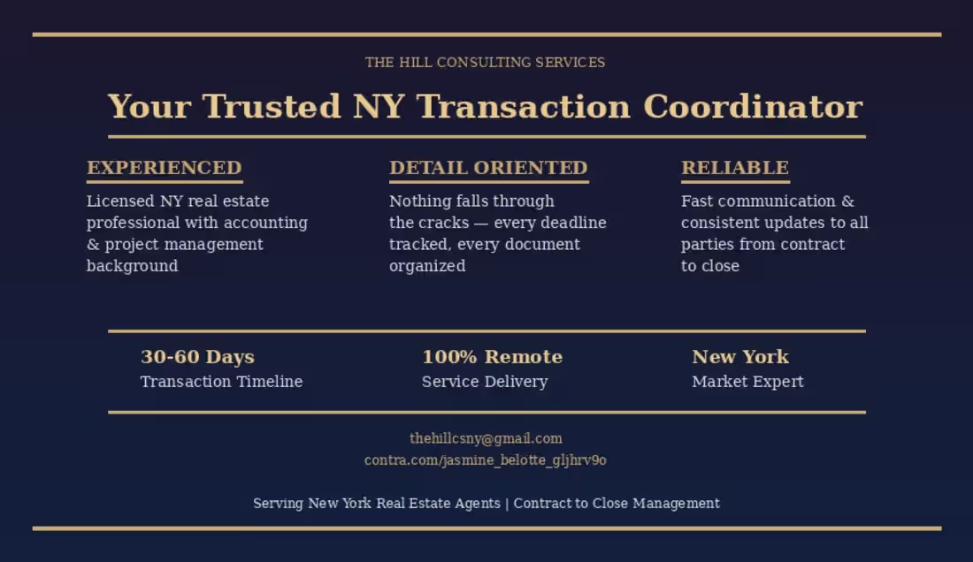 Cover image for About The Hill Consulting Services