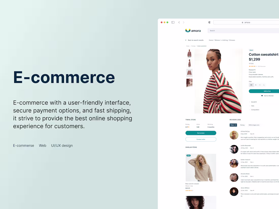 Cover image for Marketplace | E-commerce solution with a user-friendly interface