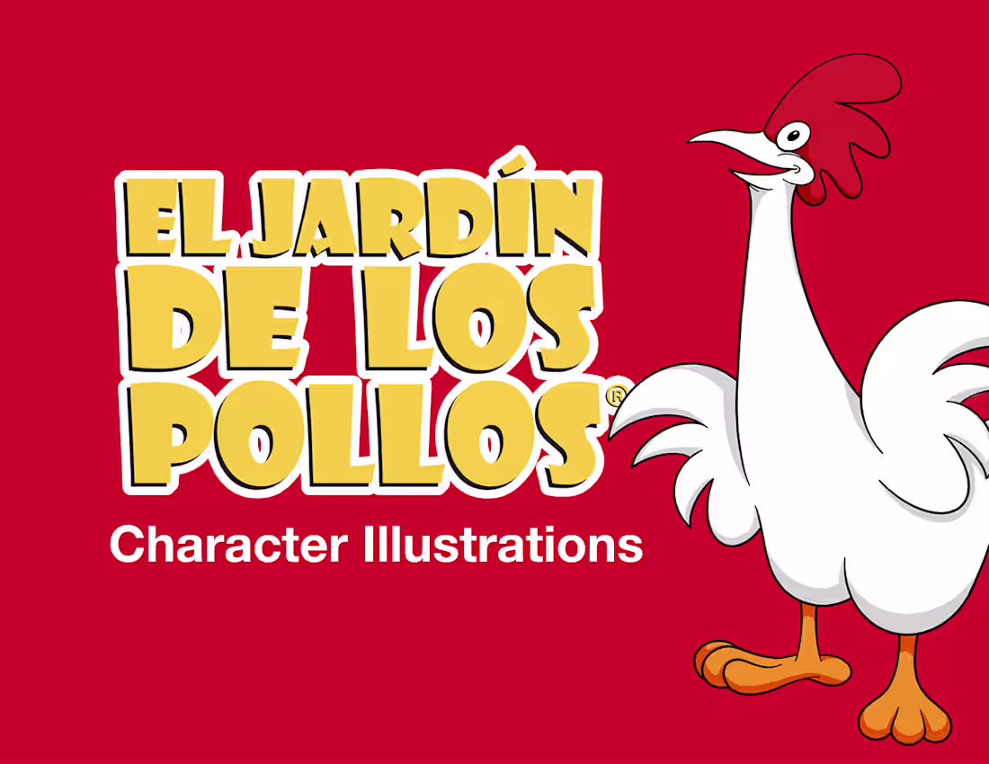 Cover image for El Jardin De Los Pollos: Character Illustrations 
