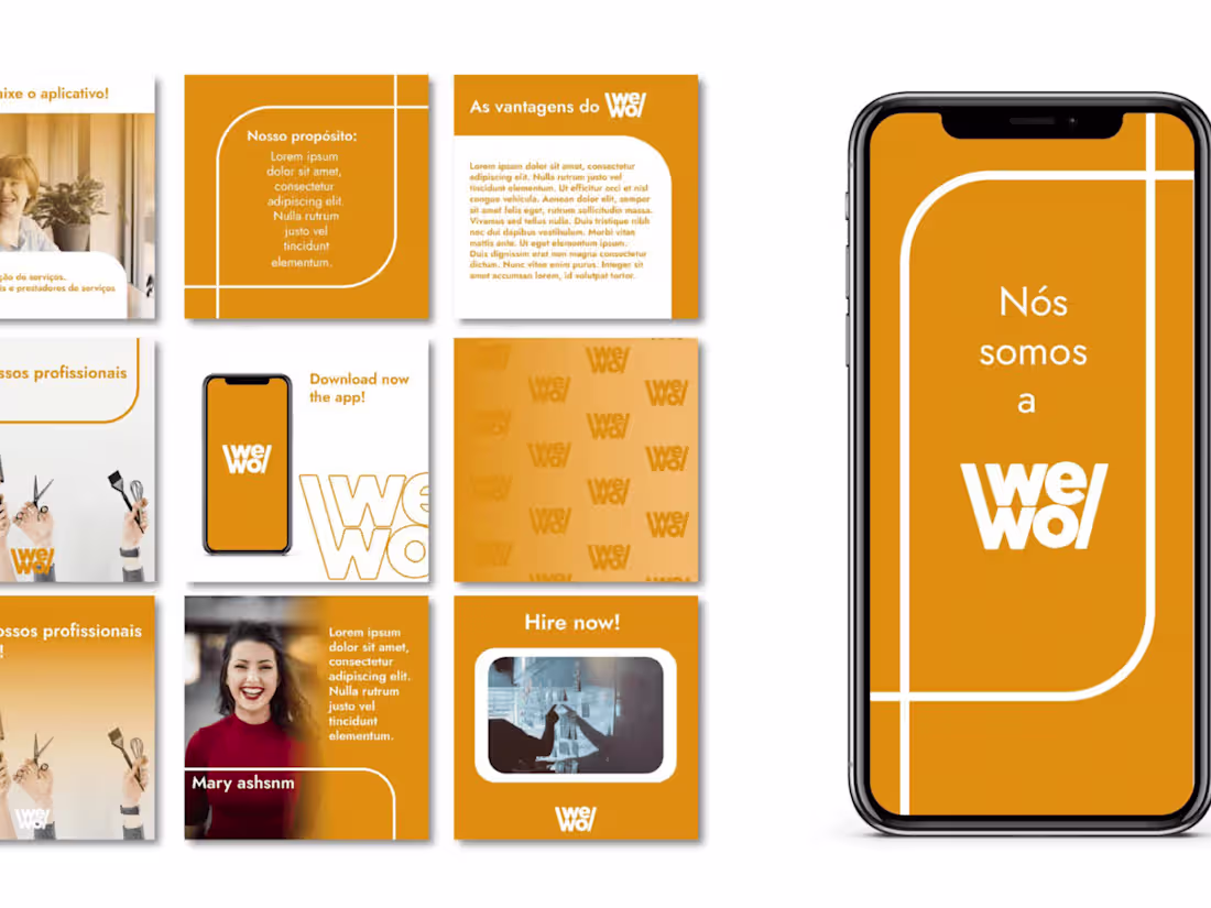 Cover image for Brand identity WEWO
