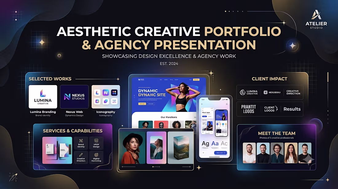 Cover image for Creative Agency Portfolio & Visual