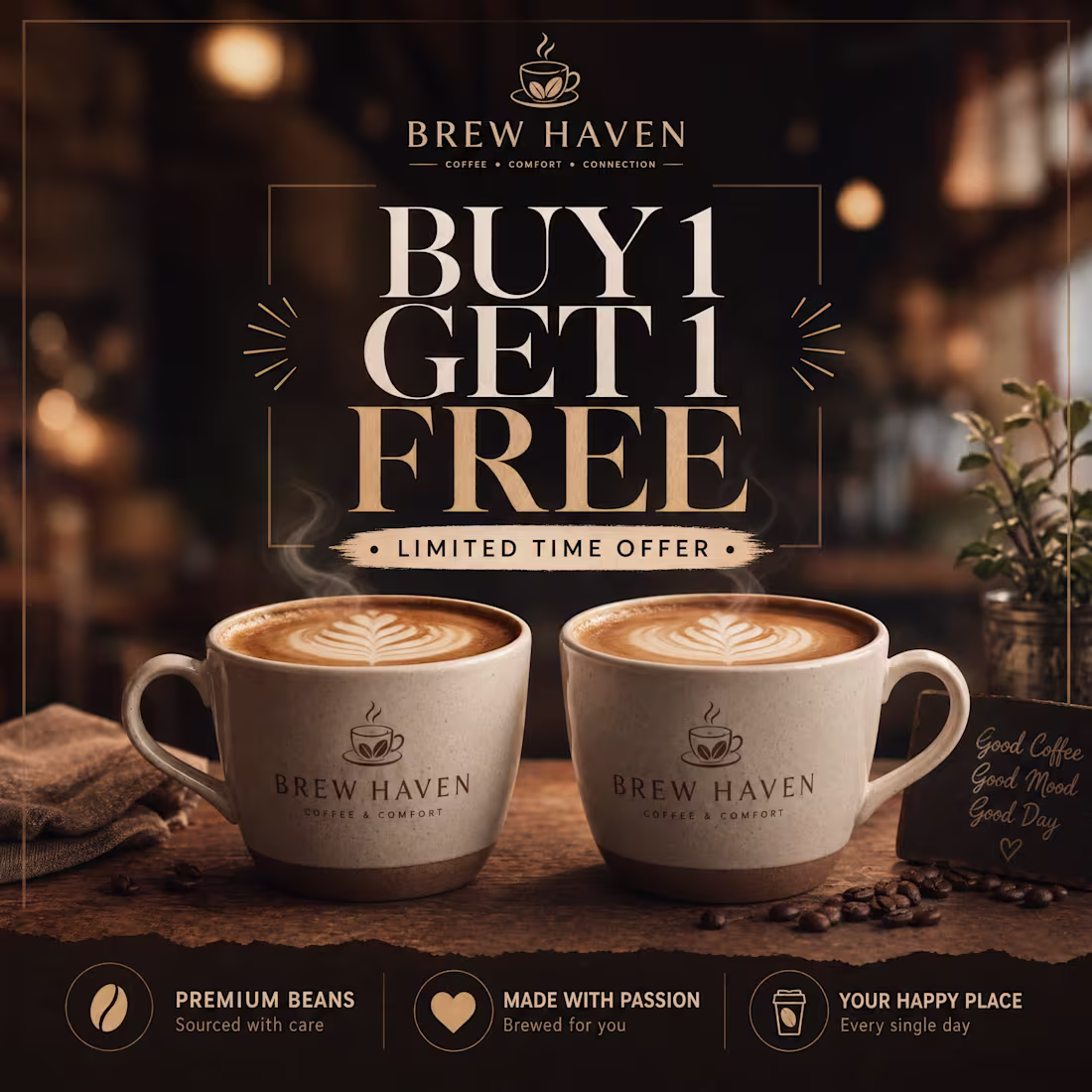 Cover image for High-Converting Cafe Social Media Design