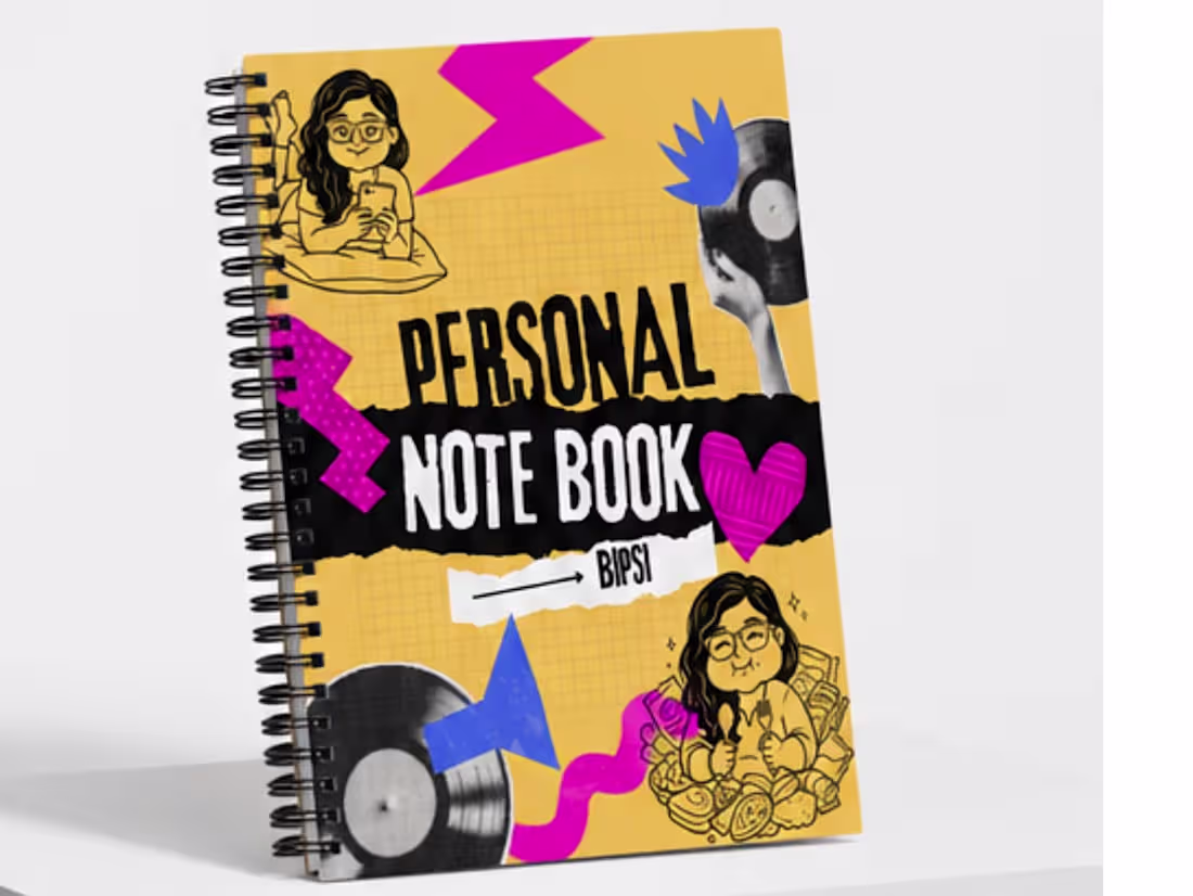 Cover image for Customised notebook
