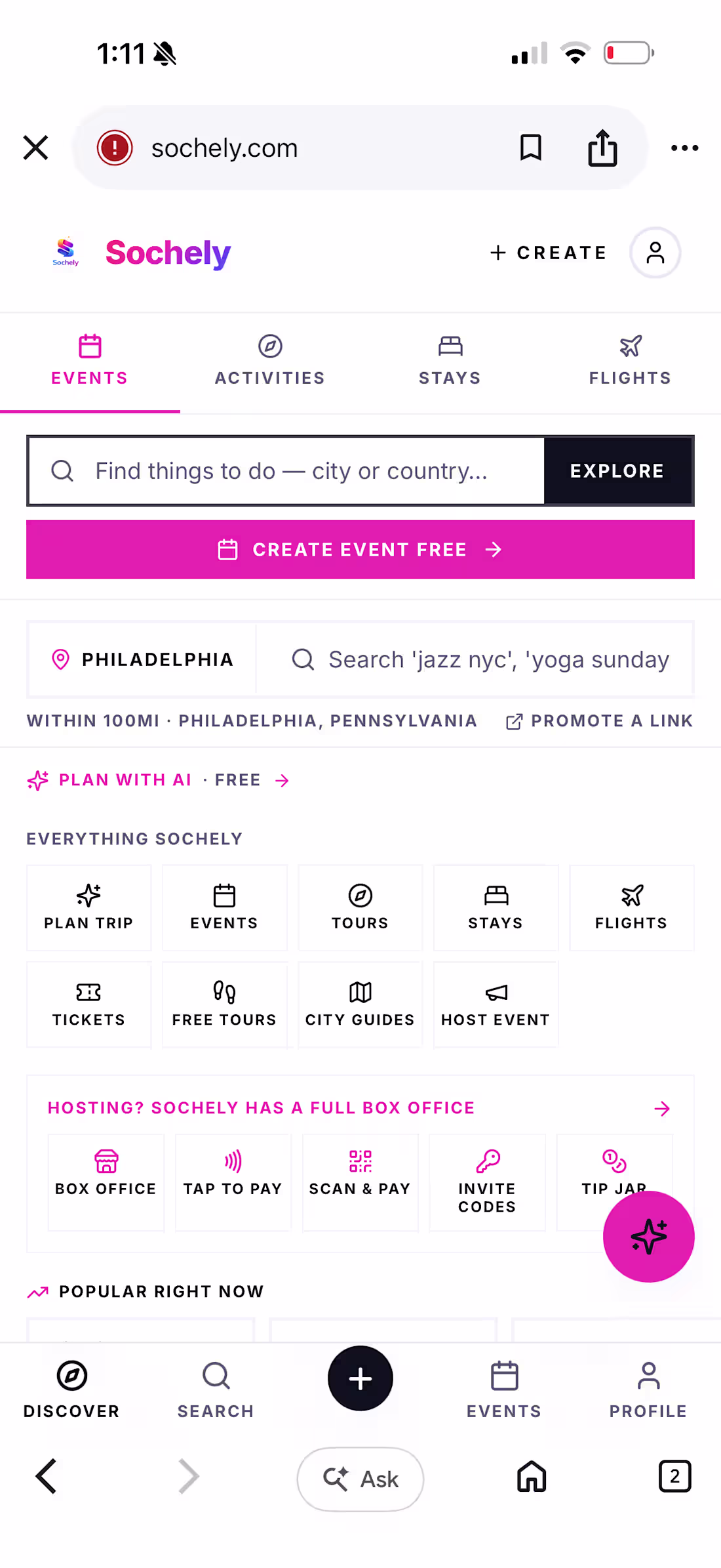 Cover image for Sochely is an event, tour