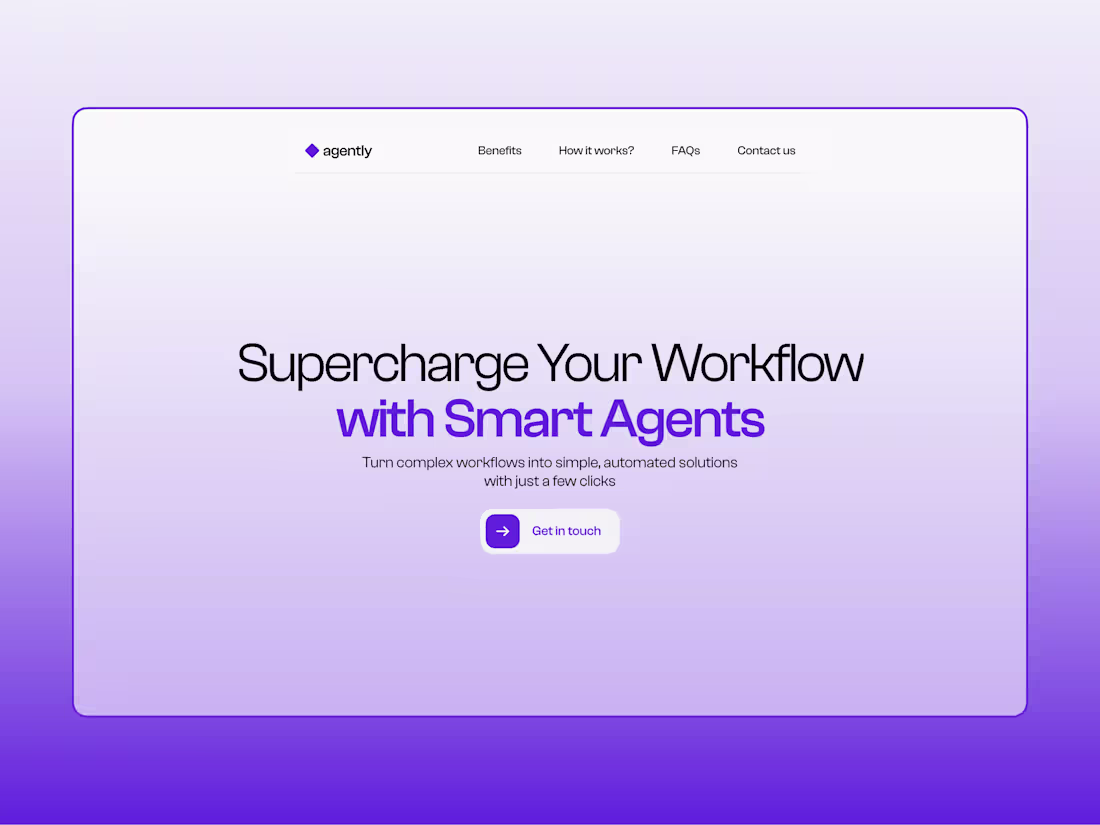 Cover image for Agently | Agent as a Service Platform