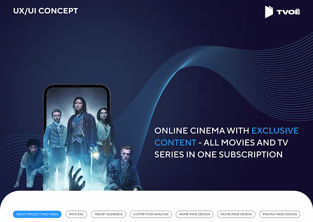 Cover image for Online cinema TVOЁ 
