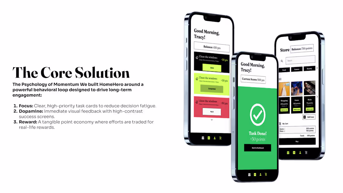 Cover image for HomeHero App — Minimalist Productivity & Accessibility