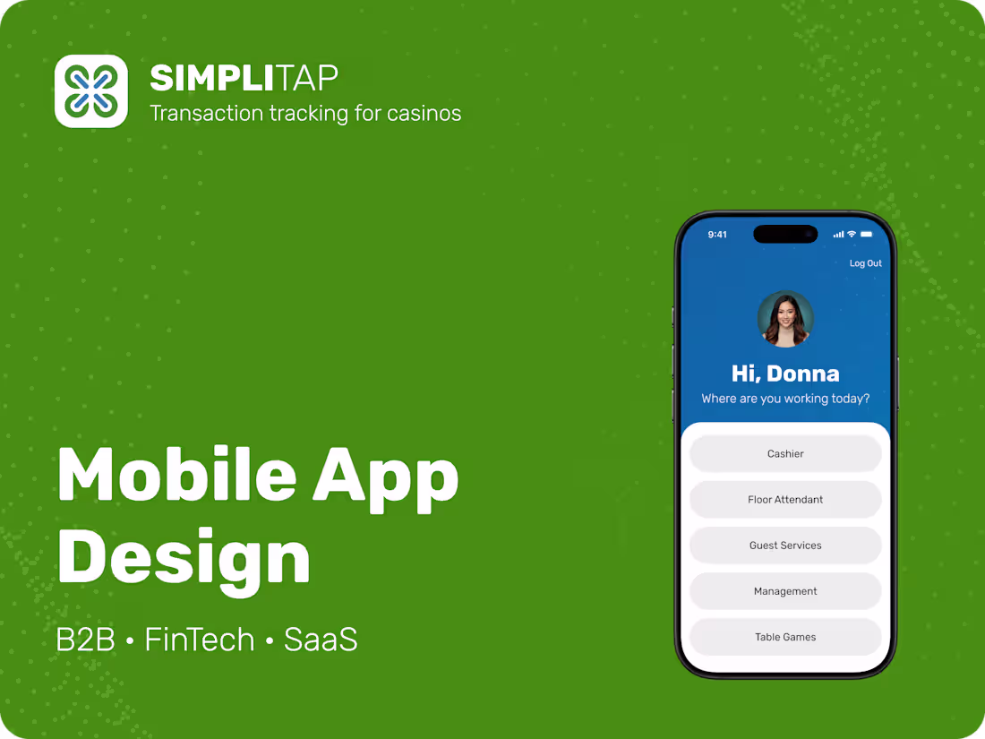 Cover image for SimpliTap - FinTech Mobile App for streamlining B2B operations
