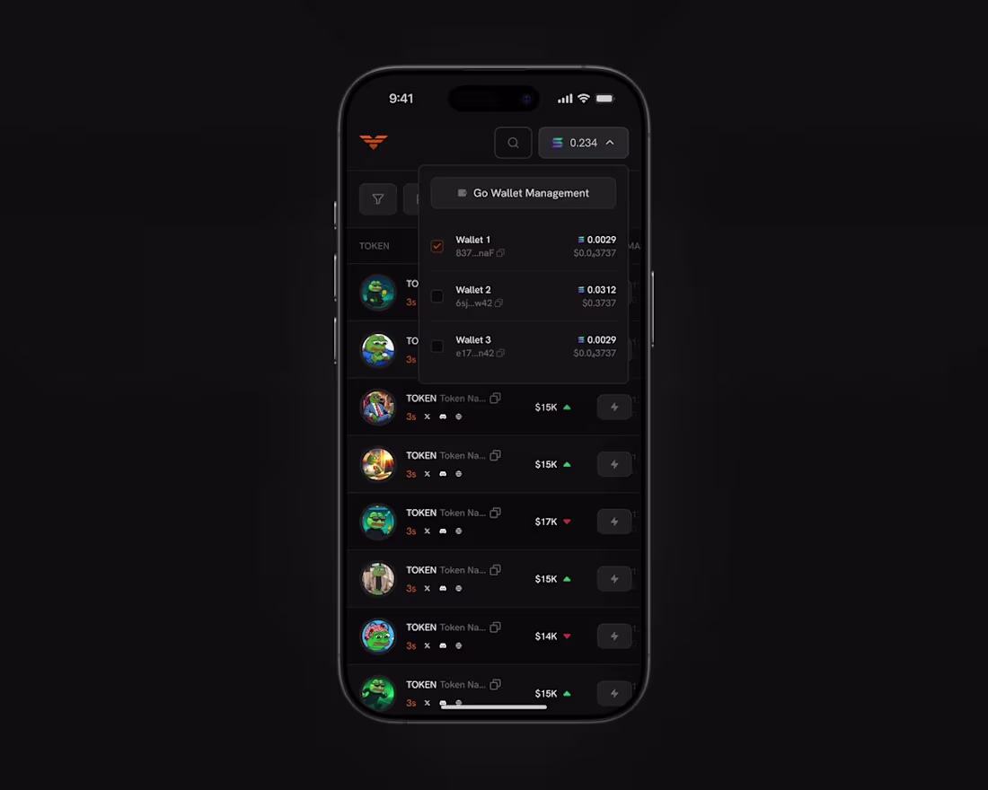 Cover image for Trenchex mobile app — designed by Chick Studio