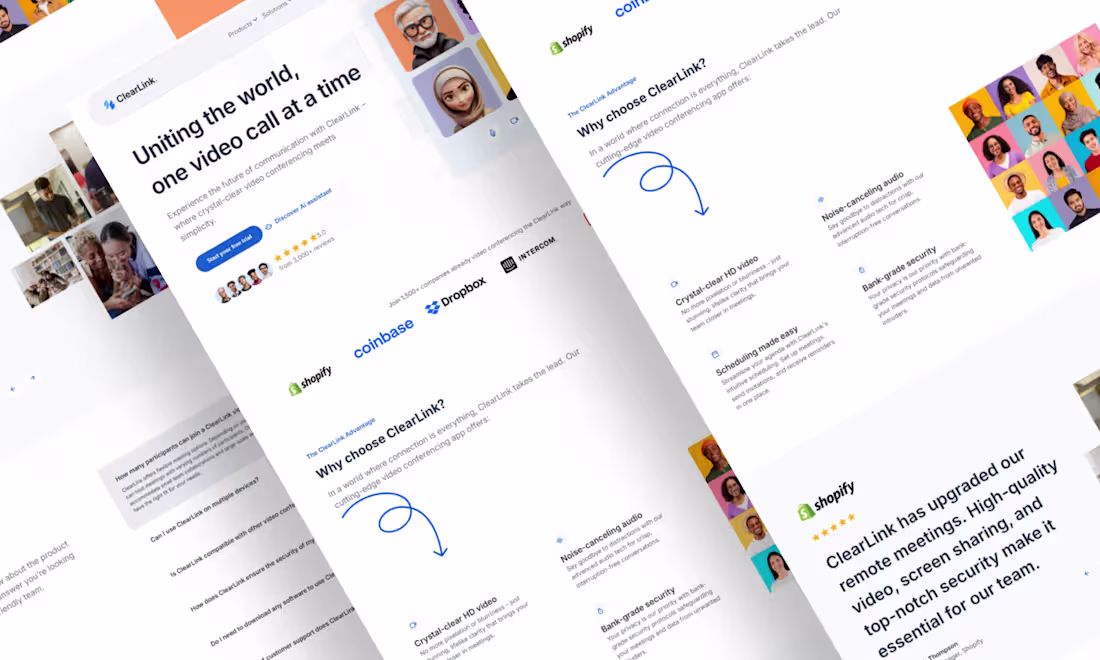 Cover image for Clearlink Figma to Code Design