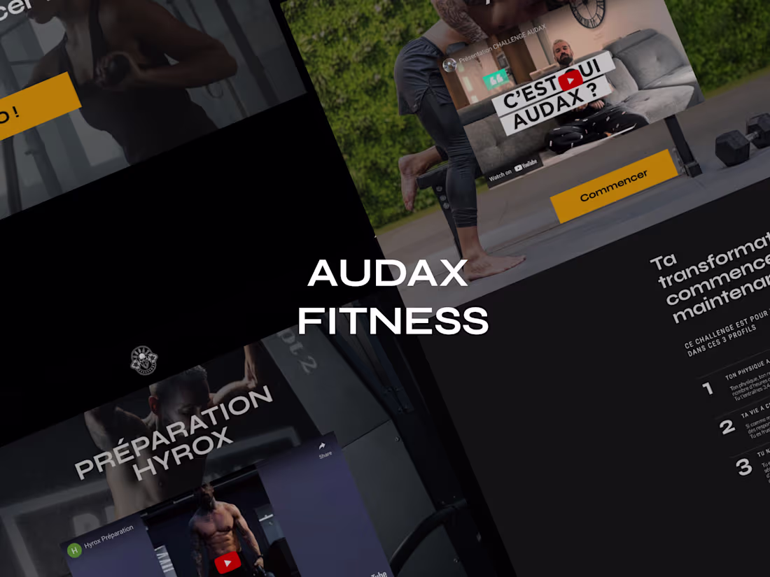 Cover image for Audax Fitness - Web Design in Showit
