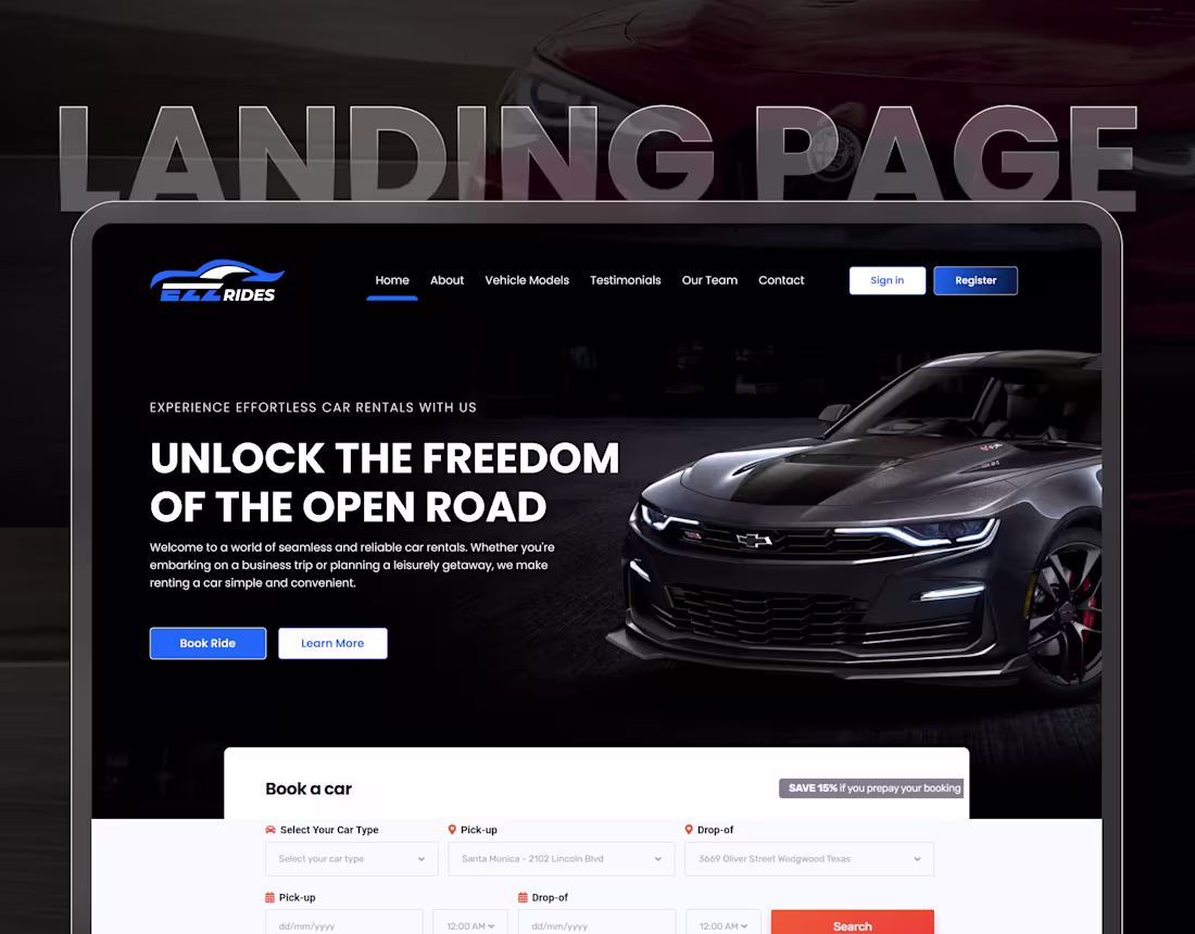 Cover image for EZZ RIDES – Your Journey, Your Way 🚗✨