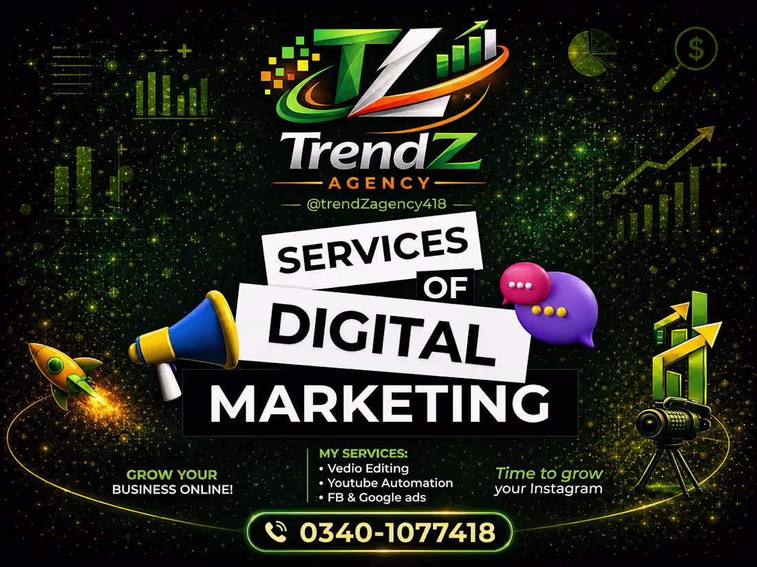 Cover image for Digital Marketing Services by TrendZ
