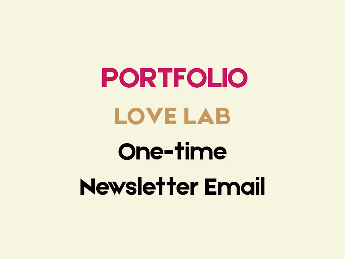 Cover image for Attachment Styles Newsletter for LOVE LAB