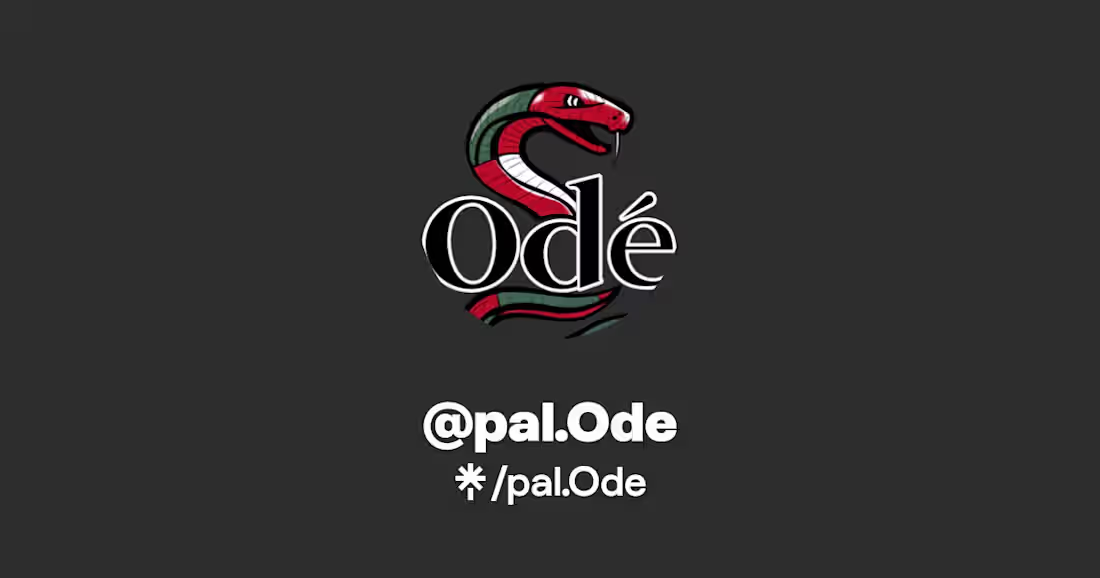 Cover image for Odé