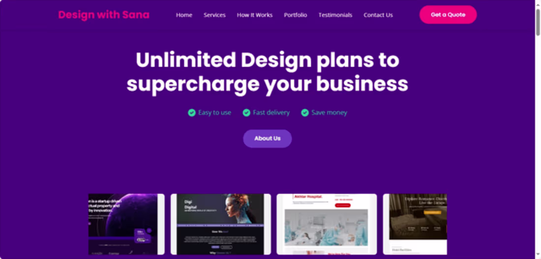 Cover image for Professional Female Designer Portfolio with Gallery & Booking